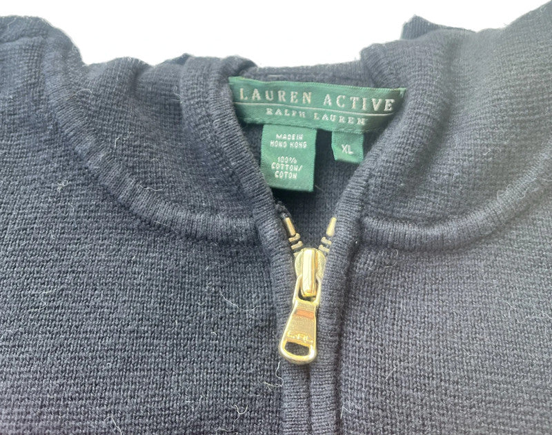Lauren Ralph Lauren Women's zip sweatshirt - size XL