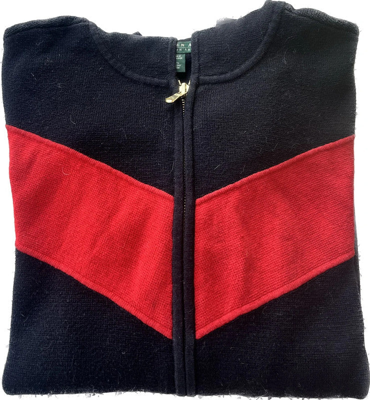 Lauren Ralph Lauren Women's zip sweatshirt - size XL
