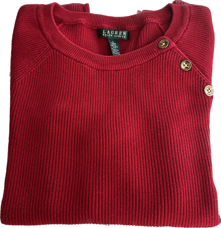 Lauren Ralph Lauren Women's long-sleeve shirt - size L