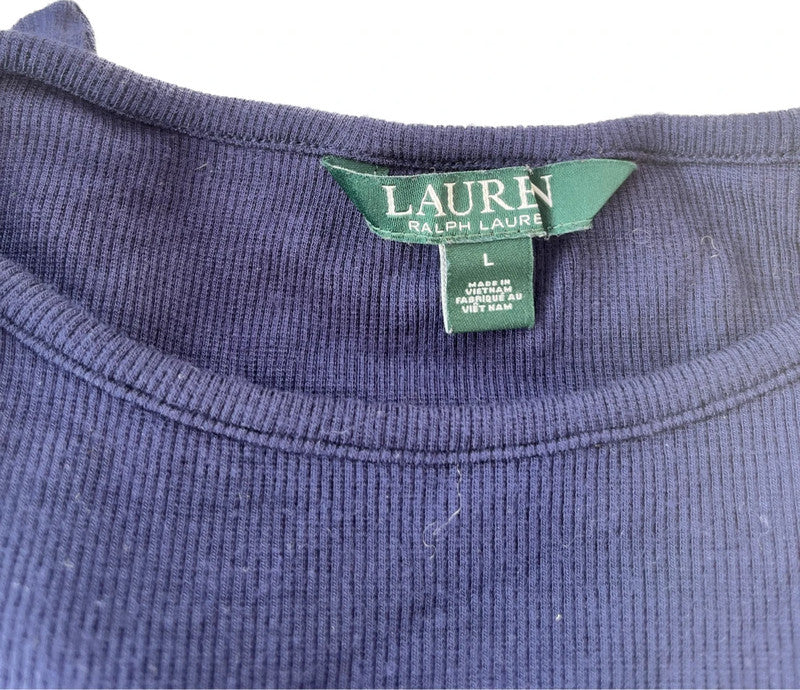 Lauren Ralph Lauren Women's short-sleeve shirt - size L