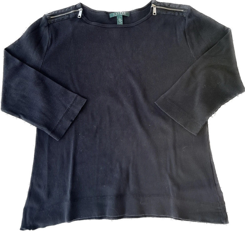 Lauren Ralph Lauren Women's short-sleeve shirt - size L
