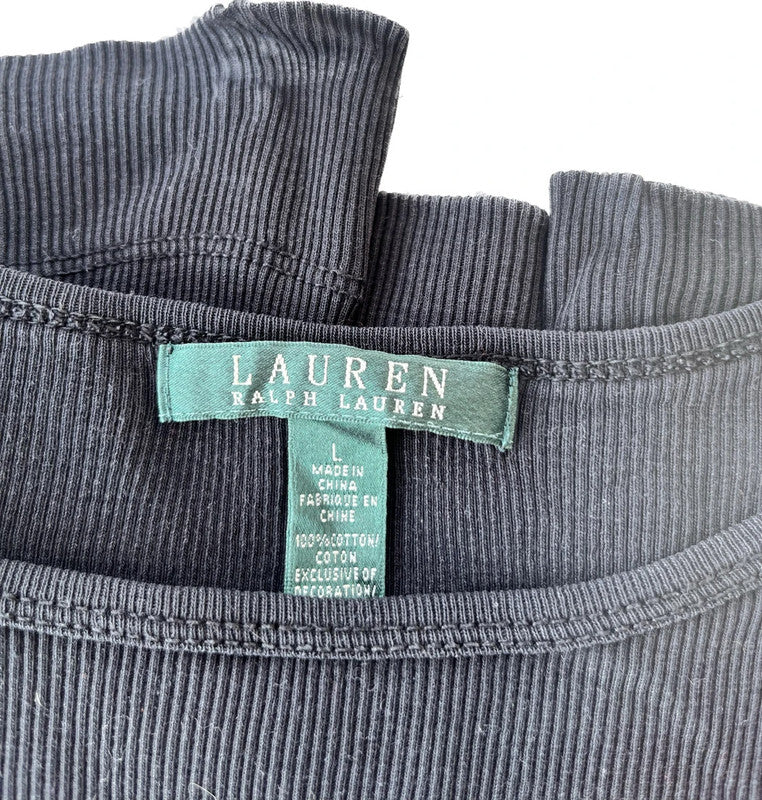 Lauren Ralph Lauren Women's short-sleeve shirt - size L