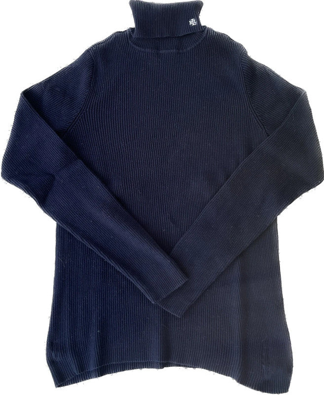Lauren Ralph Lauren Women's long-sleeve shirt - size M - Velvet Indigo