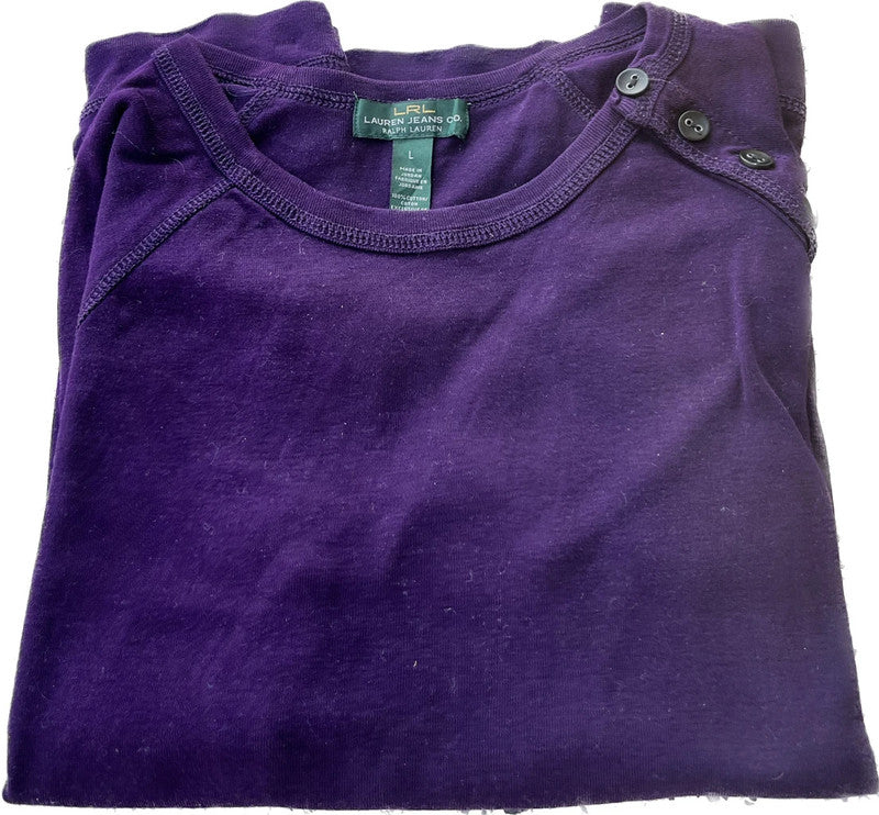 Lauren Ralph Lauren Women's long-sleeve shirt - size L